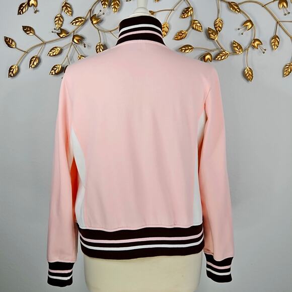 Vintage Fuda Pink & Brown Women's Jacket Size Large - Picture 3 of 8
